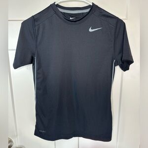 Nike Dri-Fit‎ Boys Medium Black Athletic Performance Tee